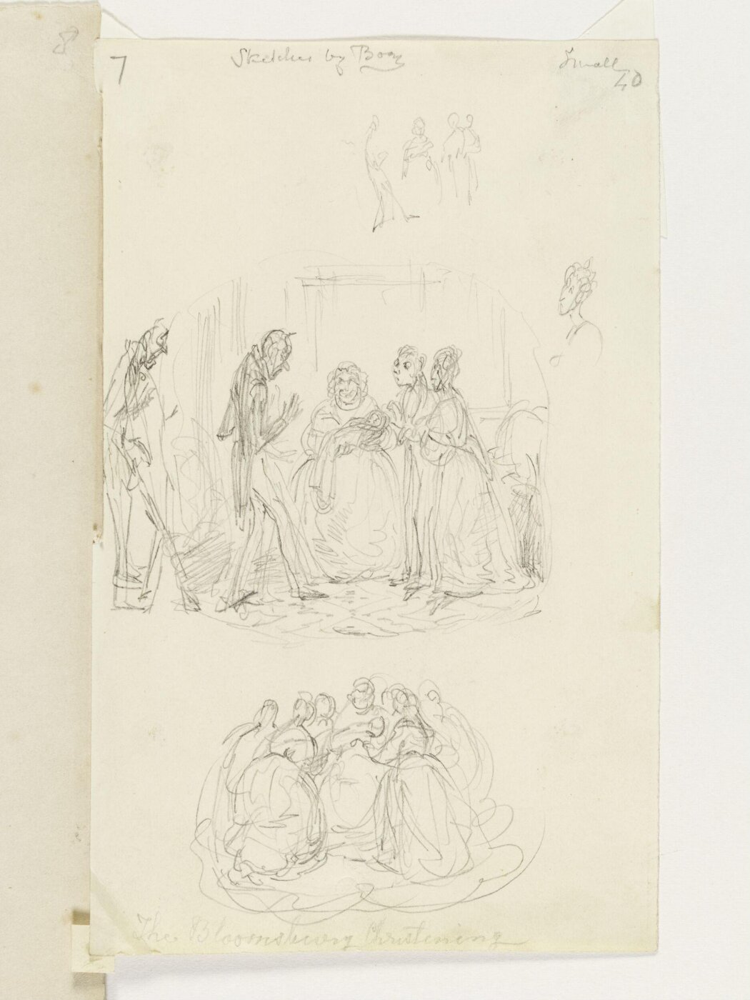Cruikshank, George, The Bloomsbury Christening
