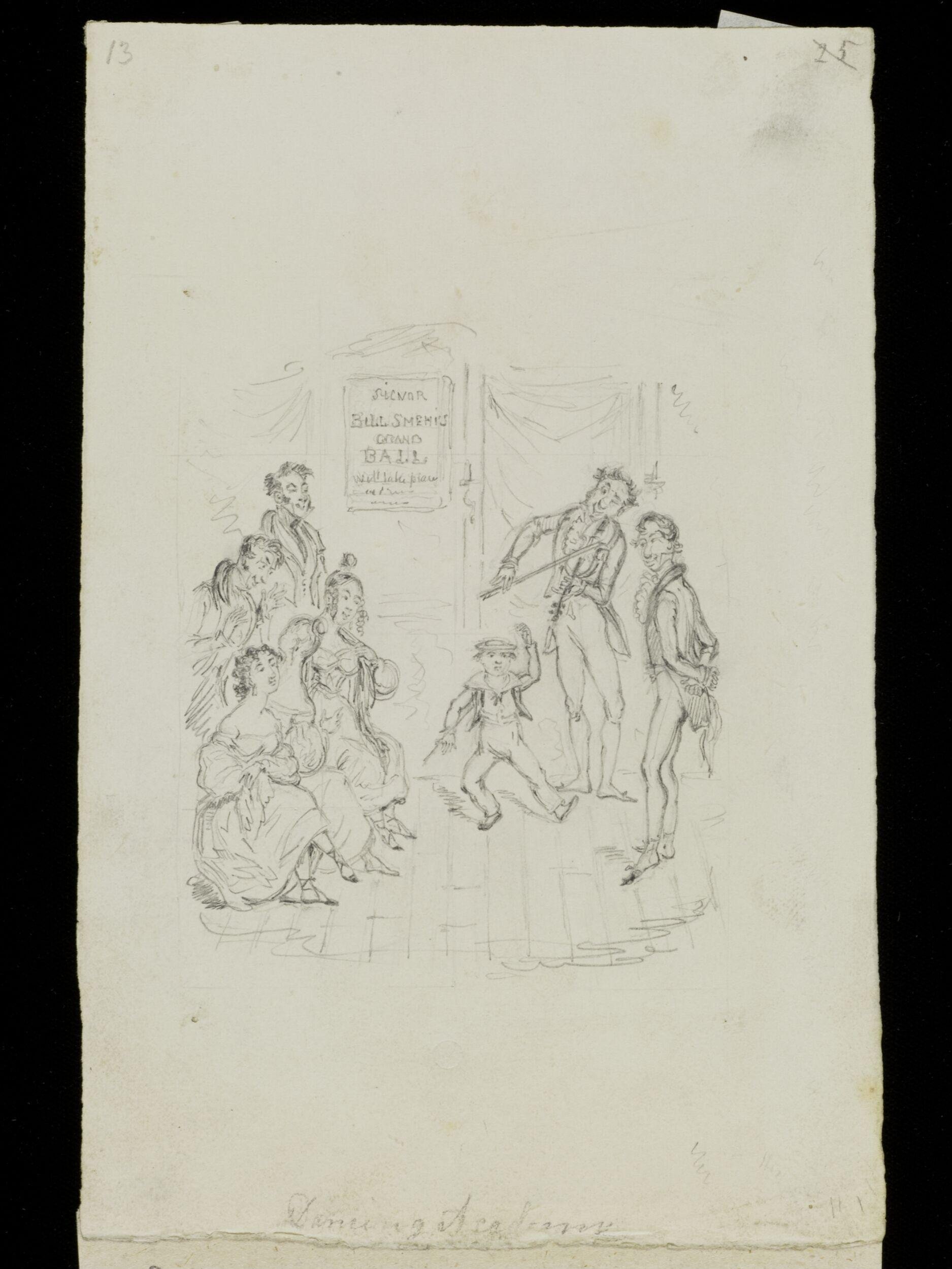 Dancing Academy by Cruikshank, George