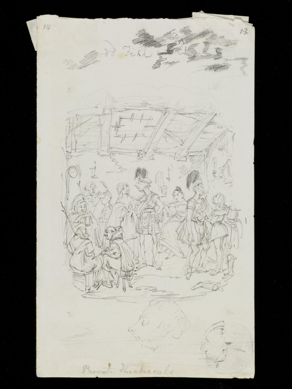 Private Theatricals, George Cruikshank, ca. 1836