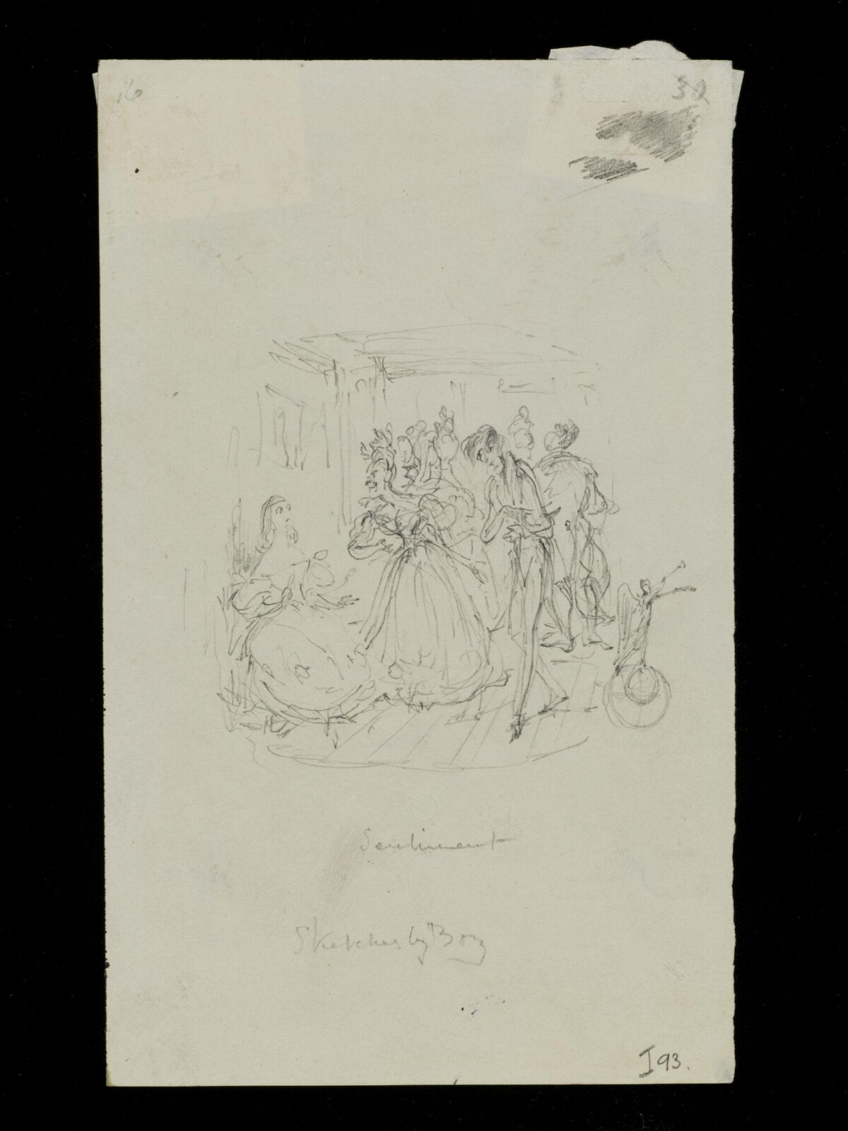 Sentiment, George Cruikshank, 1830s