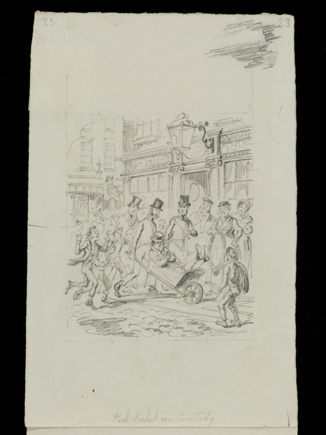 Cruikshank, George, A Pickpocket, in Custody