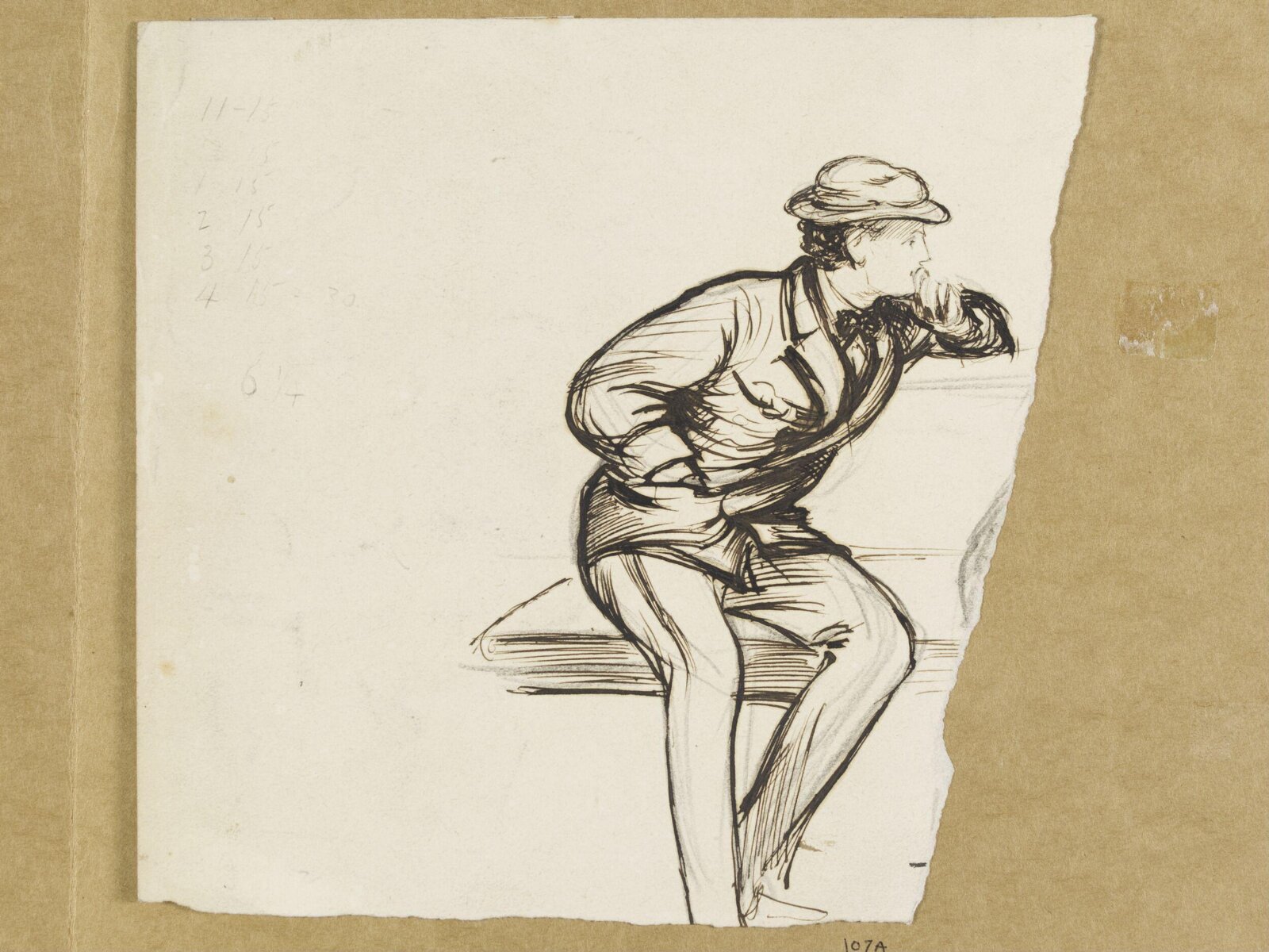 Drawing, Luke Fildes, 1870