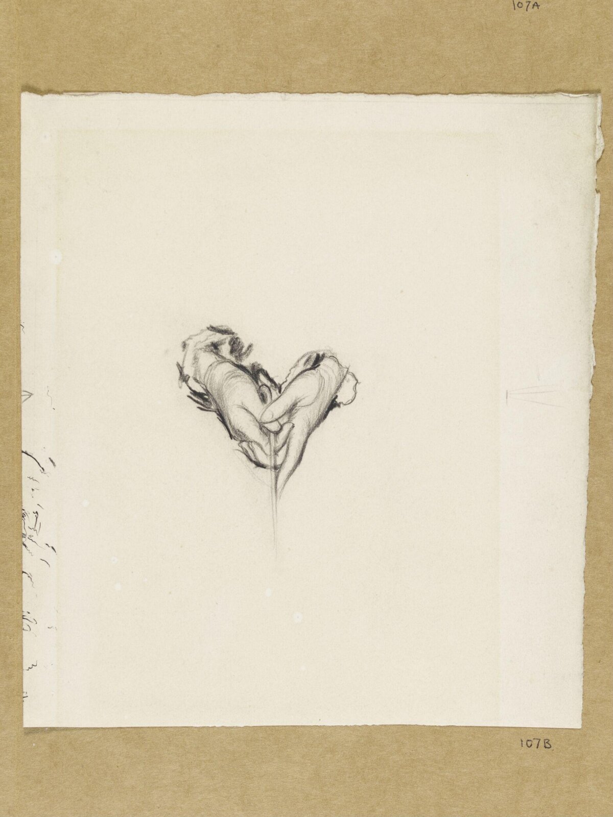 Drawing, Luke Fildes, 1870