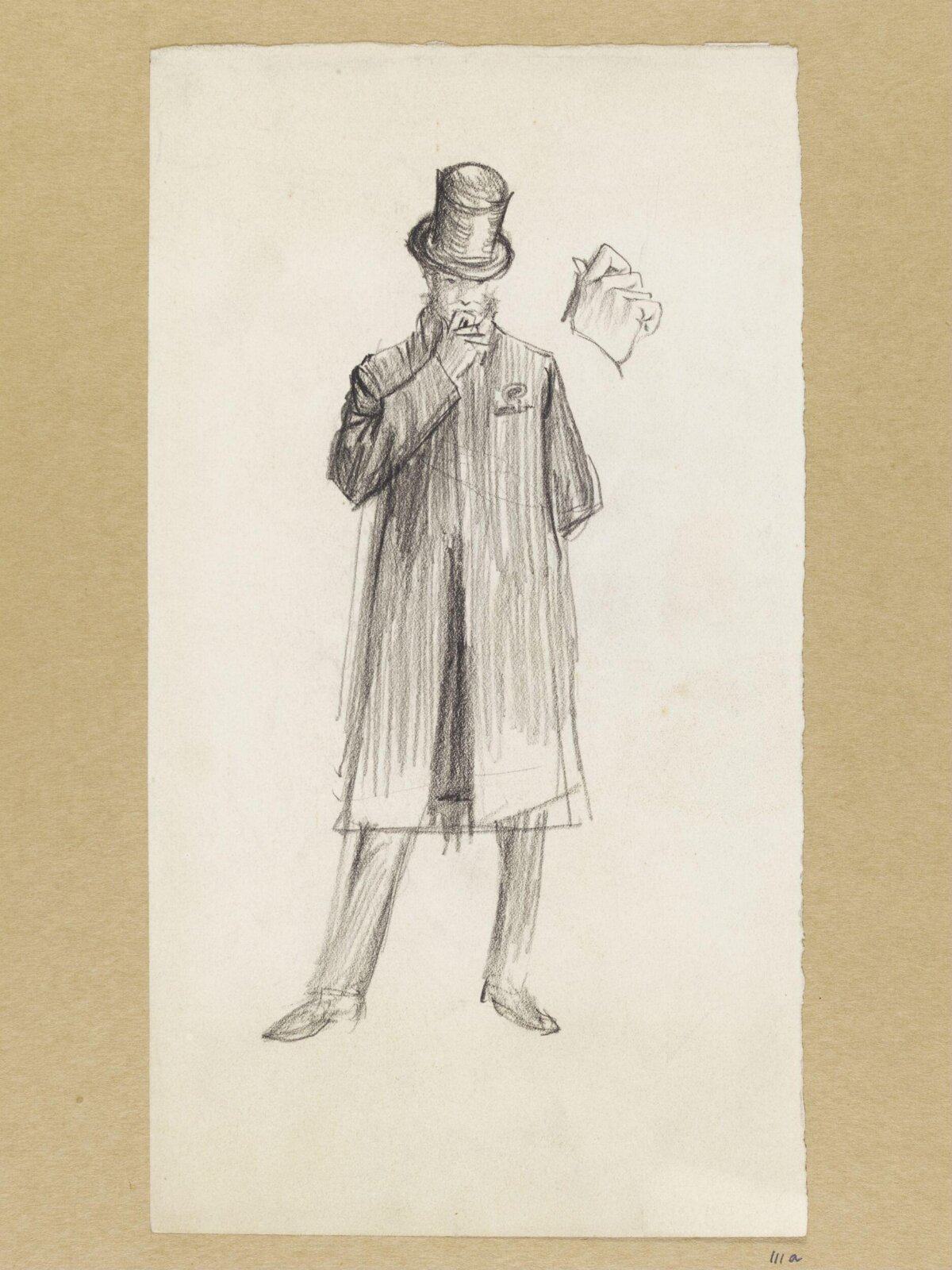 Drawing, Luke Fildes, 1870