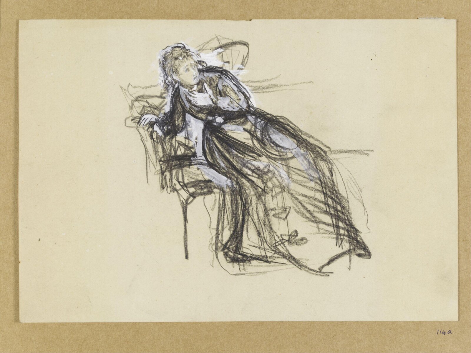 Drawing, Luke Fildes, 1870