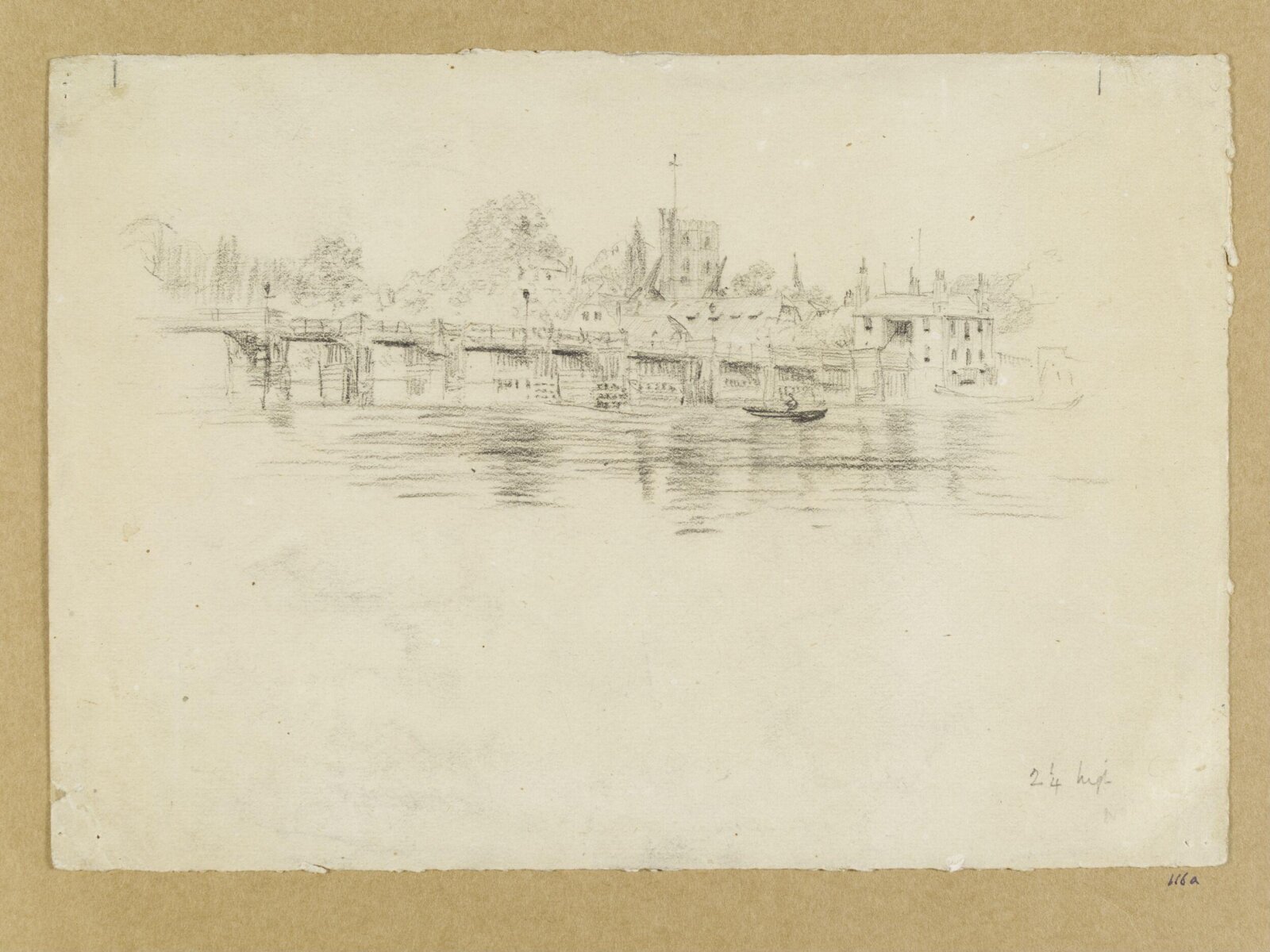 Drawing, Luke Fildes, 1870
