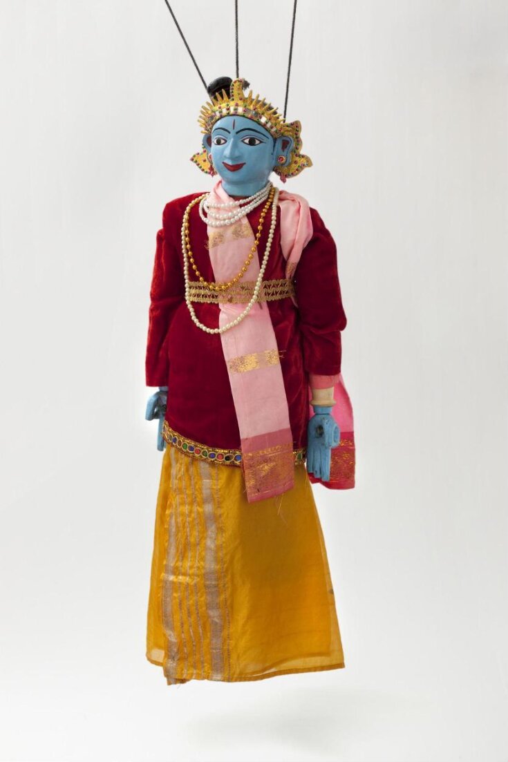 Krishna rod puppet top image