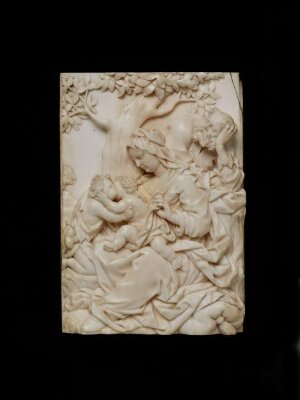 The Holy Family (ivory relief), Paul Heermann, c. 1700 - ca. 1730