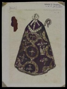 Costume design for Harry Andrews in Henry VIII thumbnail 1