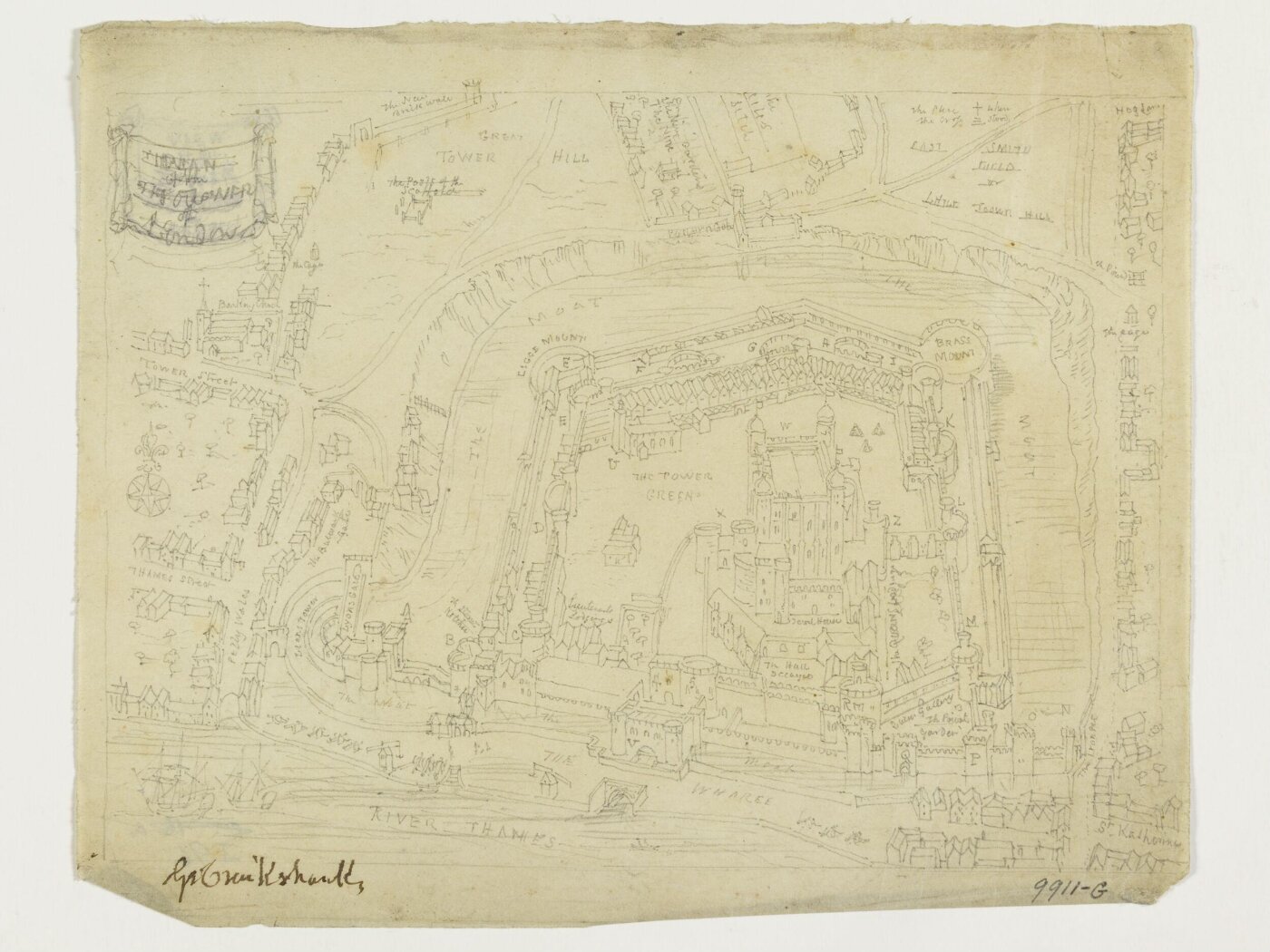 Cruikshank, George, The Tower of London