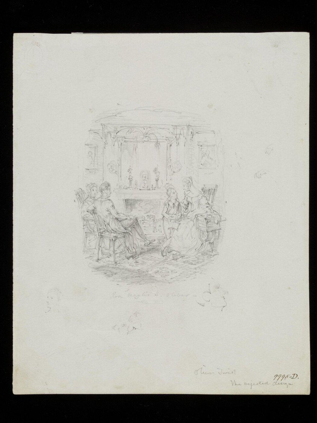 Cruikshank, George, Rose Maylie and Oliver