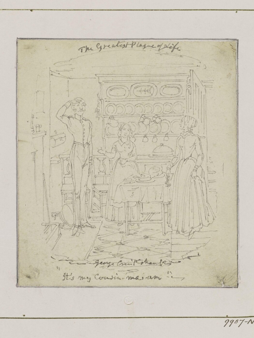Cruikshank, George, The Greatest Plague of Life: or the Adventures of a Lady in Search of a Good Servant