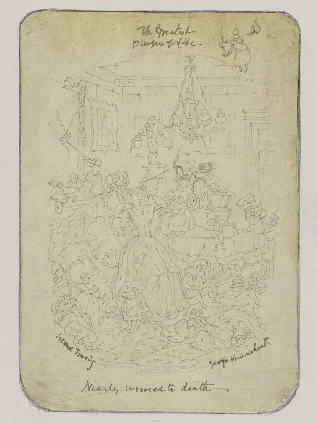 Cruikshank, George, The Greatest Plague of Life: or the Adventures of a Lady in Search of a Good Servant