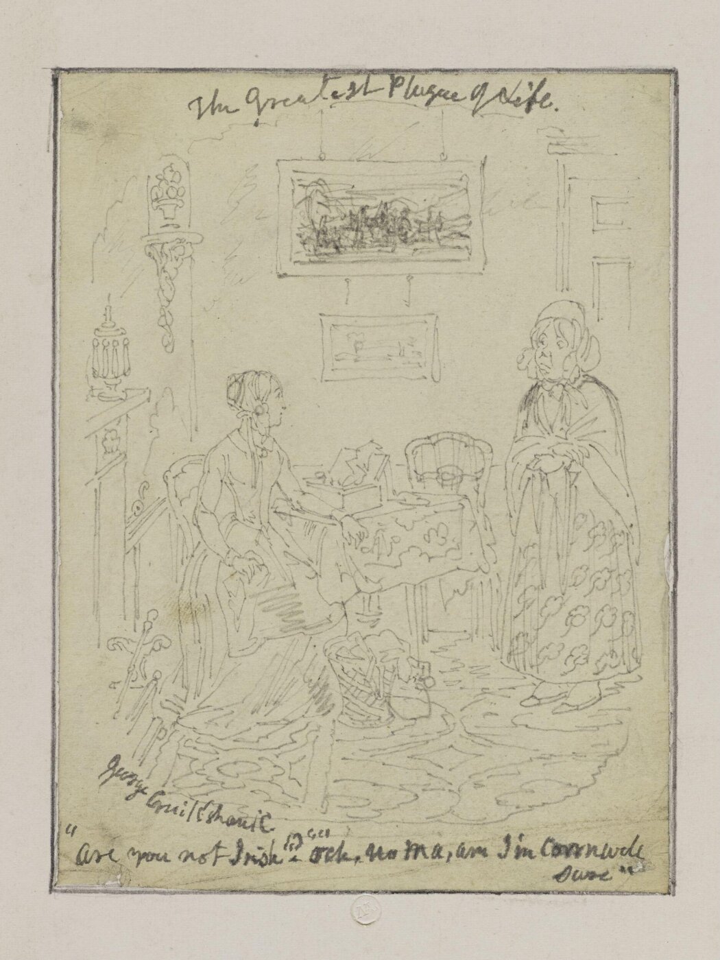Cruikshank, George, The Greatest Plague of Life: or the Adventures of a Lady in Search of a Good Servant