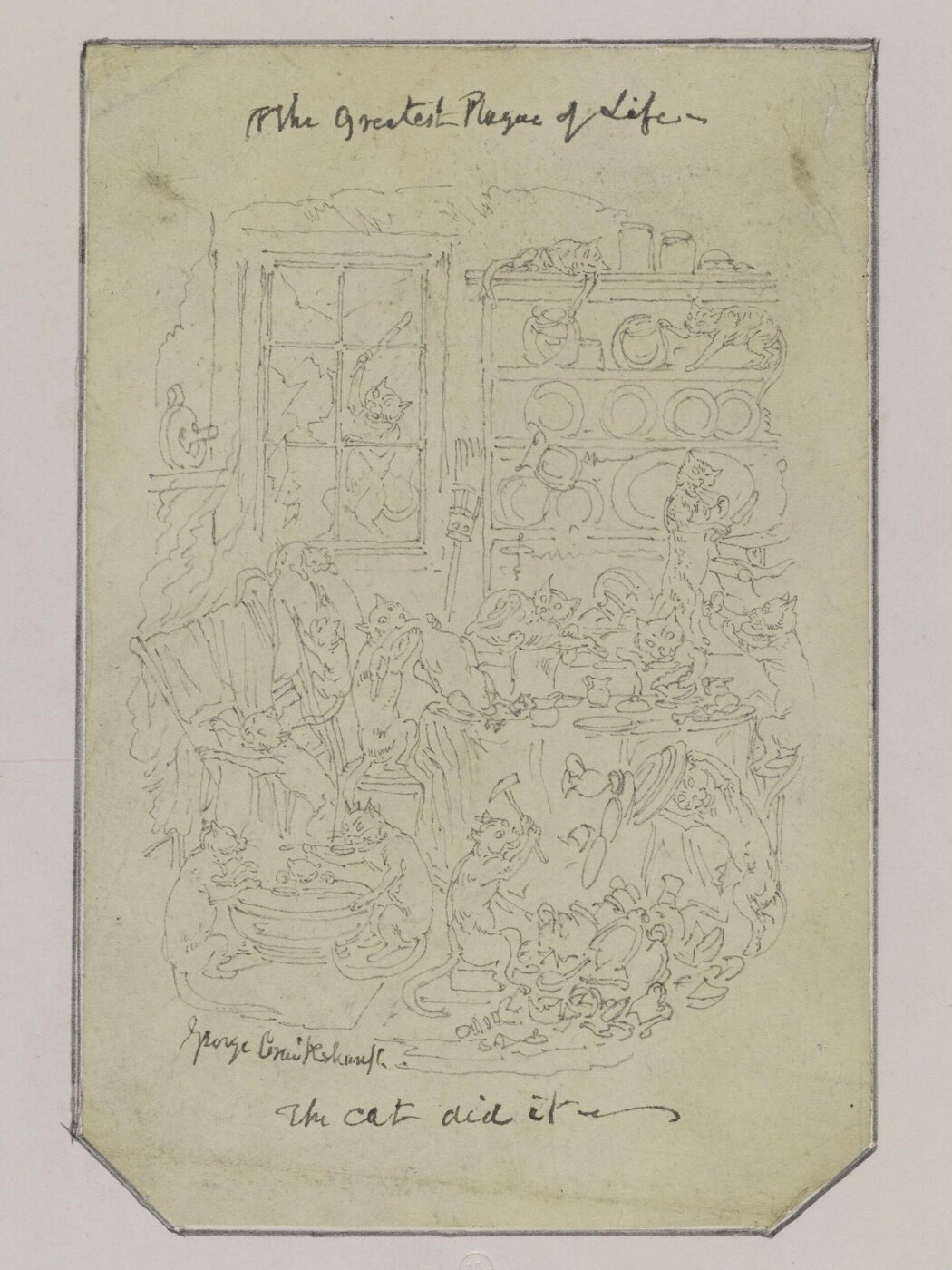 Cruikshank, George, The Greatest Plague of Life: or the Adventures of a Lady in Search of a Good Servant