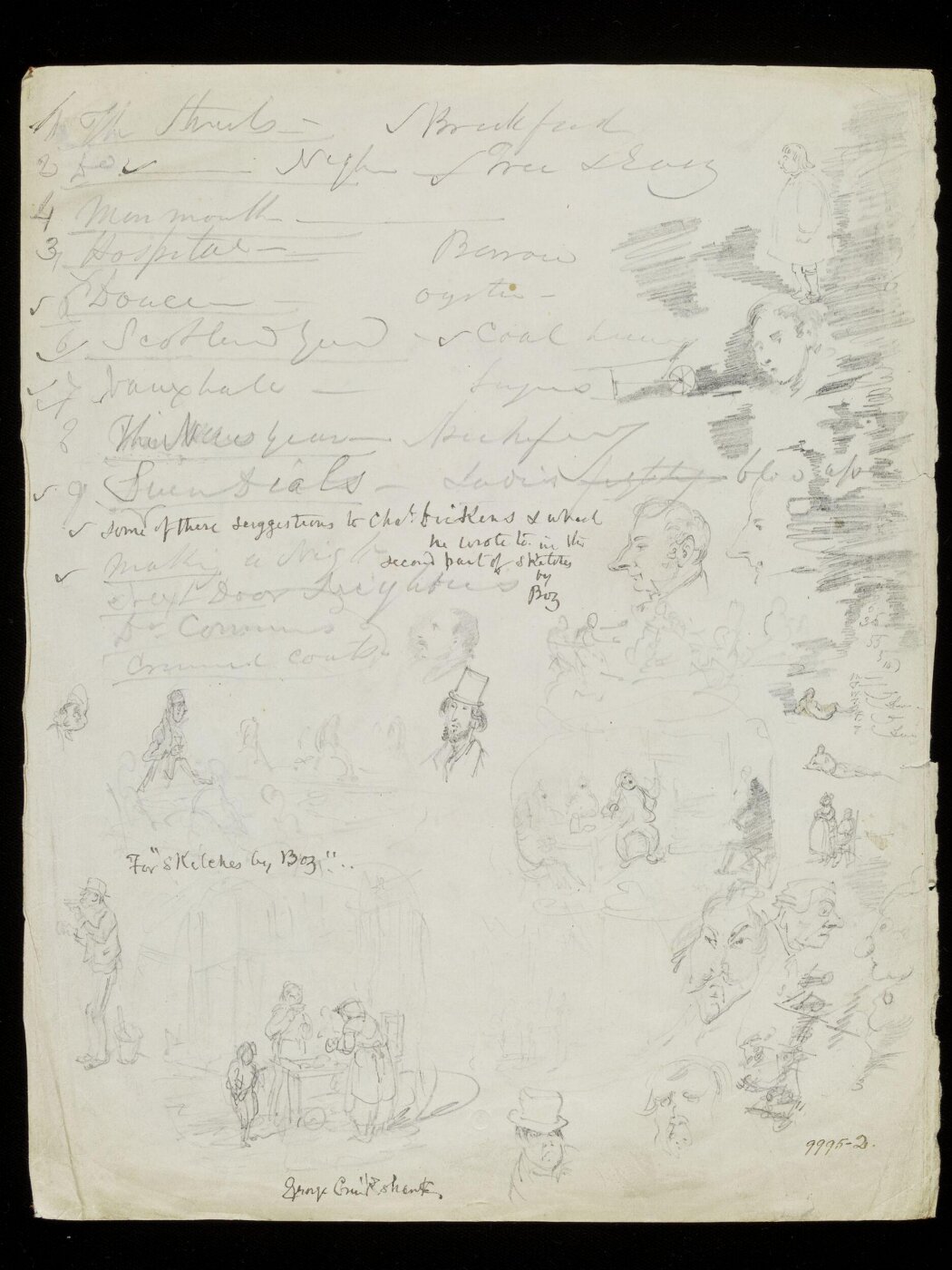 Cruikshank, George, For Sketches by Boz