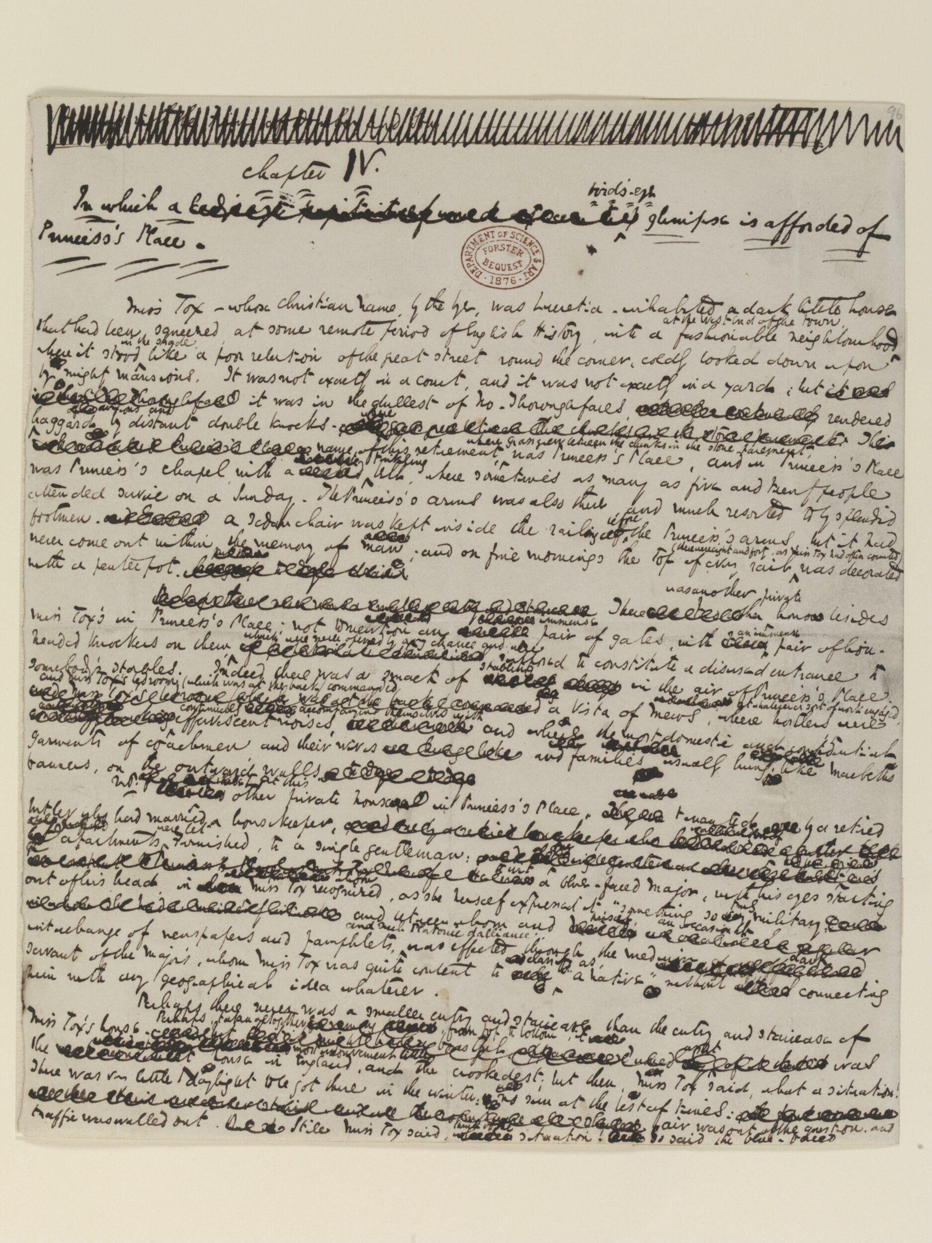 Original manuscript of Some dealings with the firm of Dombey and Son by Charles Dickens, vol. 2