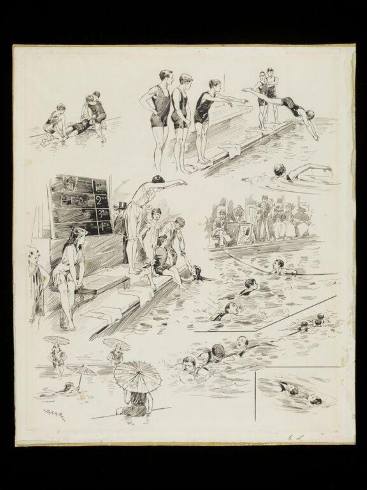 Drawing, S. A. H. Robinson, ca. 1900