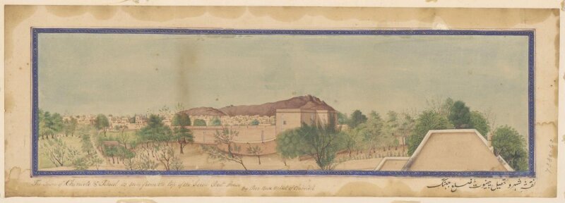One of three drawings of Chiniot (Jhang district), formerly Punjab and its environs