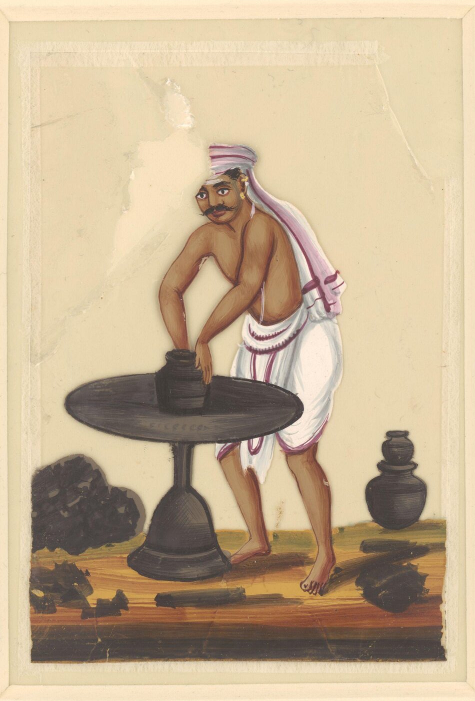 Unknown, One of twelve paintings depicting occupations.