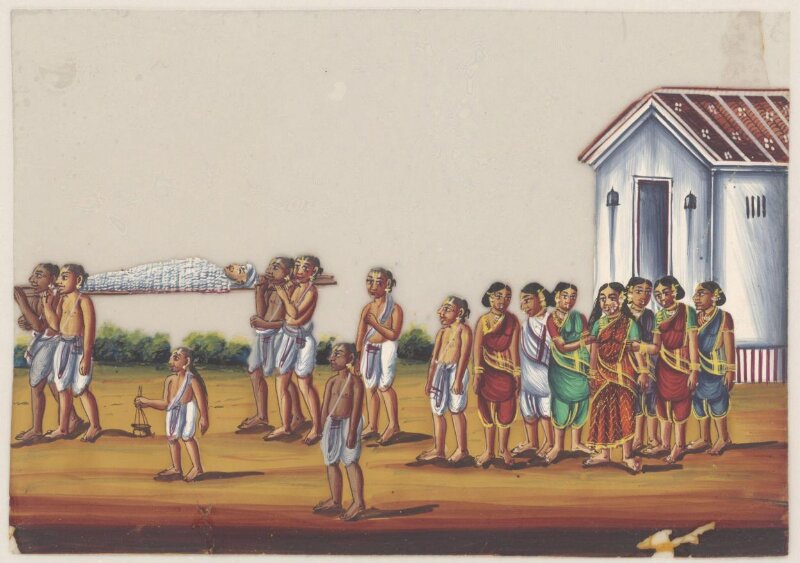 One of eight paintings of occupations and ceremonies.