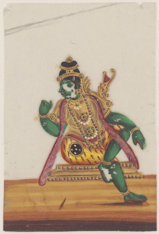 One of twelve paintings of Hindu deities.