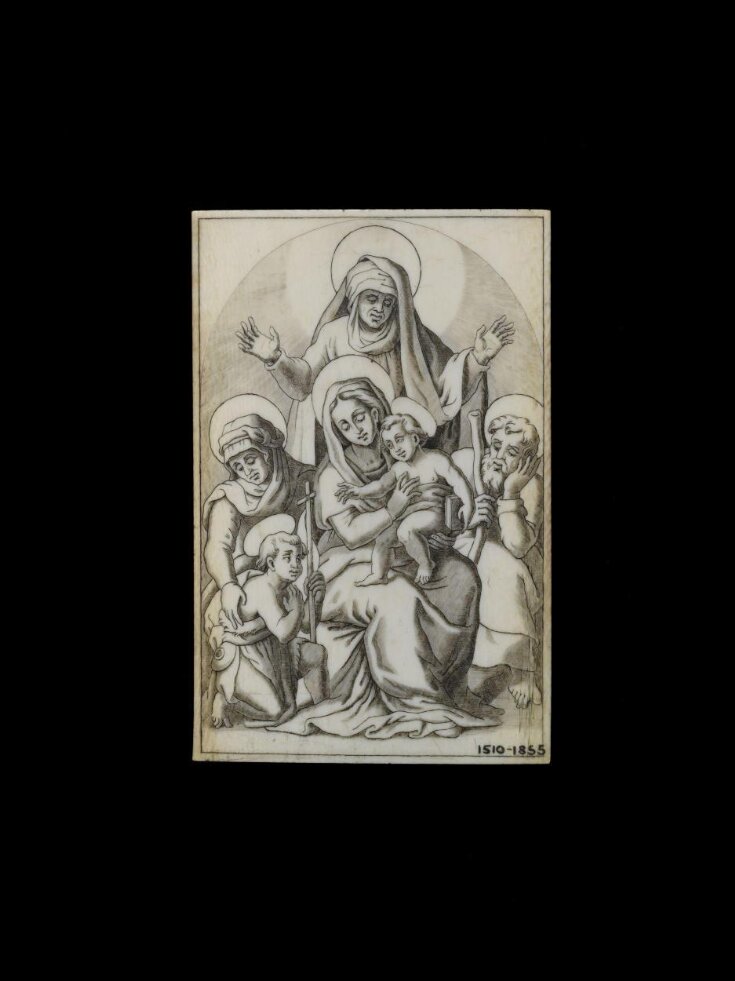The Holy Family with St Anne, St Elizabeth and the infant St John the Baptist top image