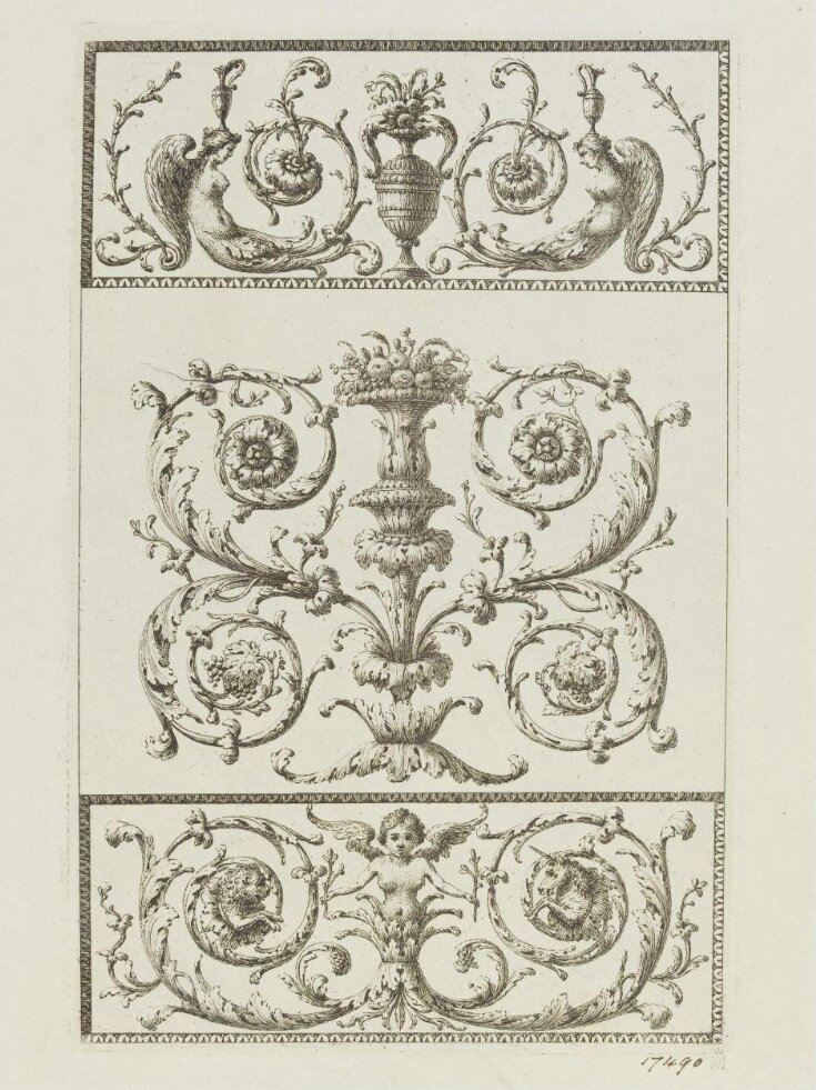 Designs for Vases and Foliage, composed from the Antique top image