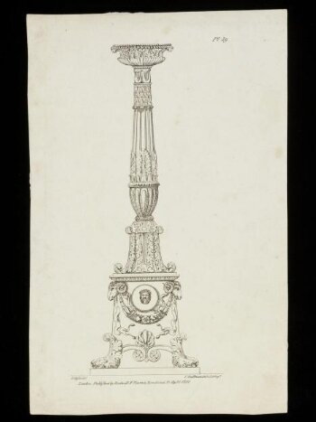 Architectural Ornaments, or, A Collection of Capitals, Friezes, Roses, Entablatures, Mouldings, &c. Drawn on Stone. From the Antique