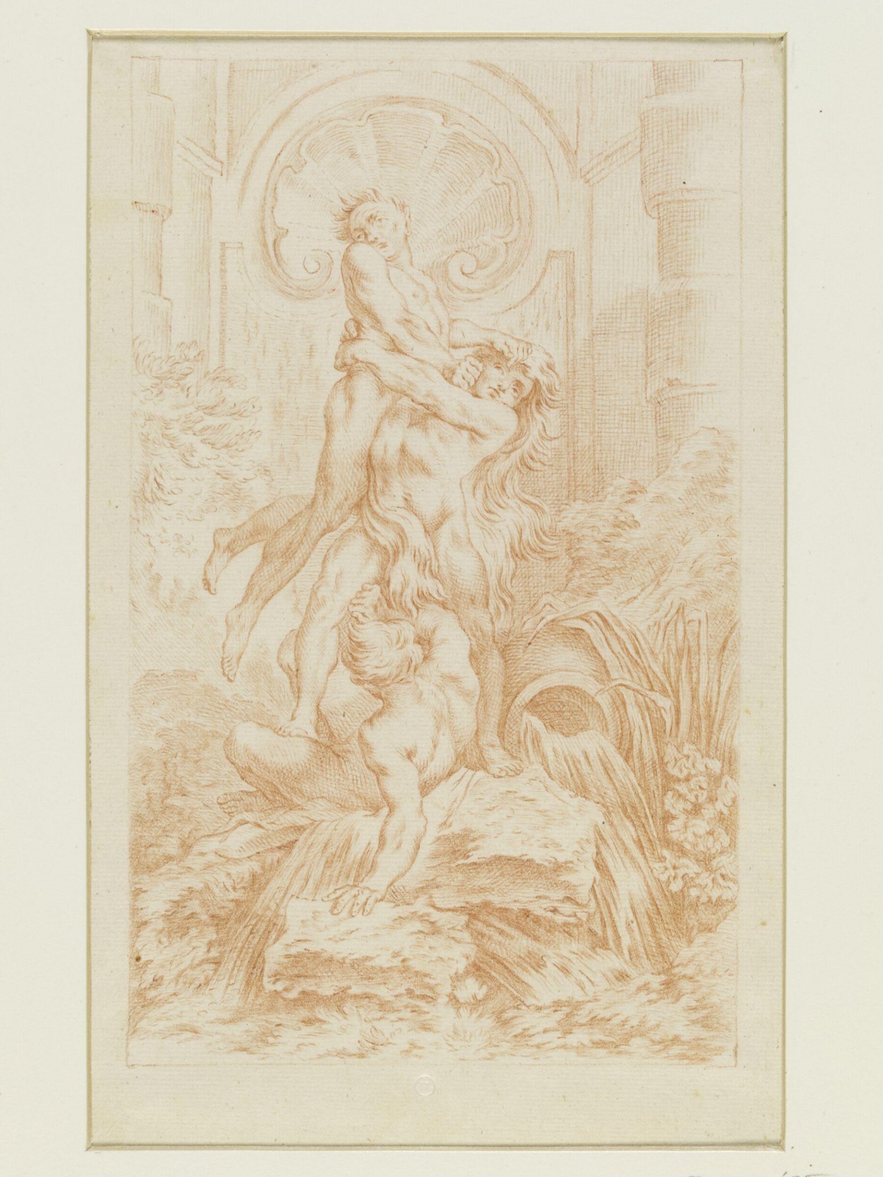 Drawing, attributed to François Boucher, 18th century
