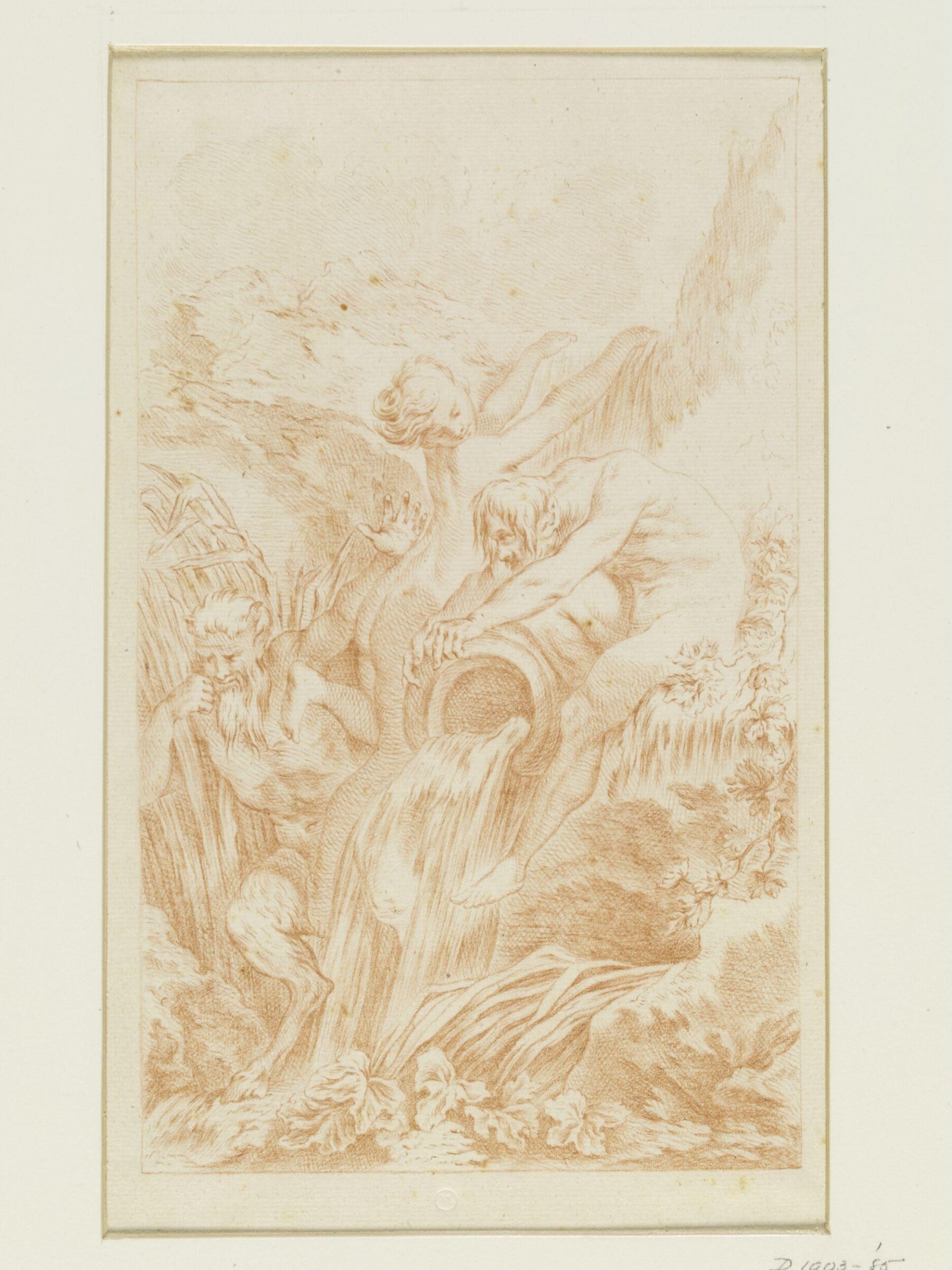 Drawing, attributed to François Boucher, 18th century