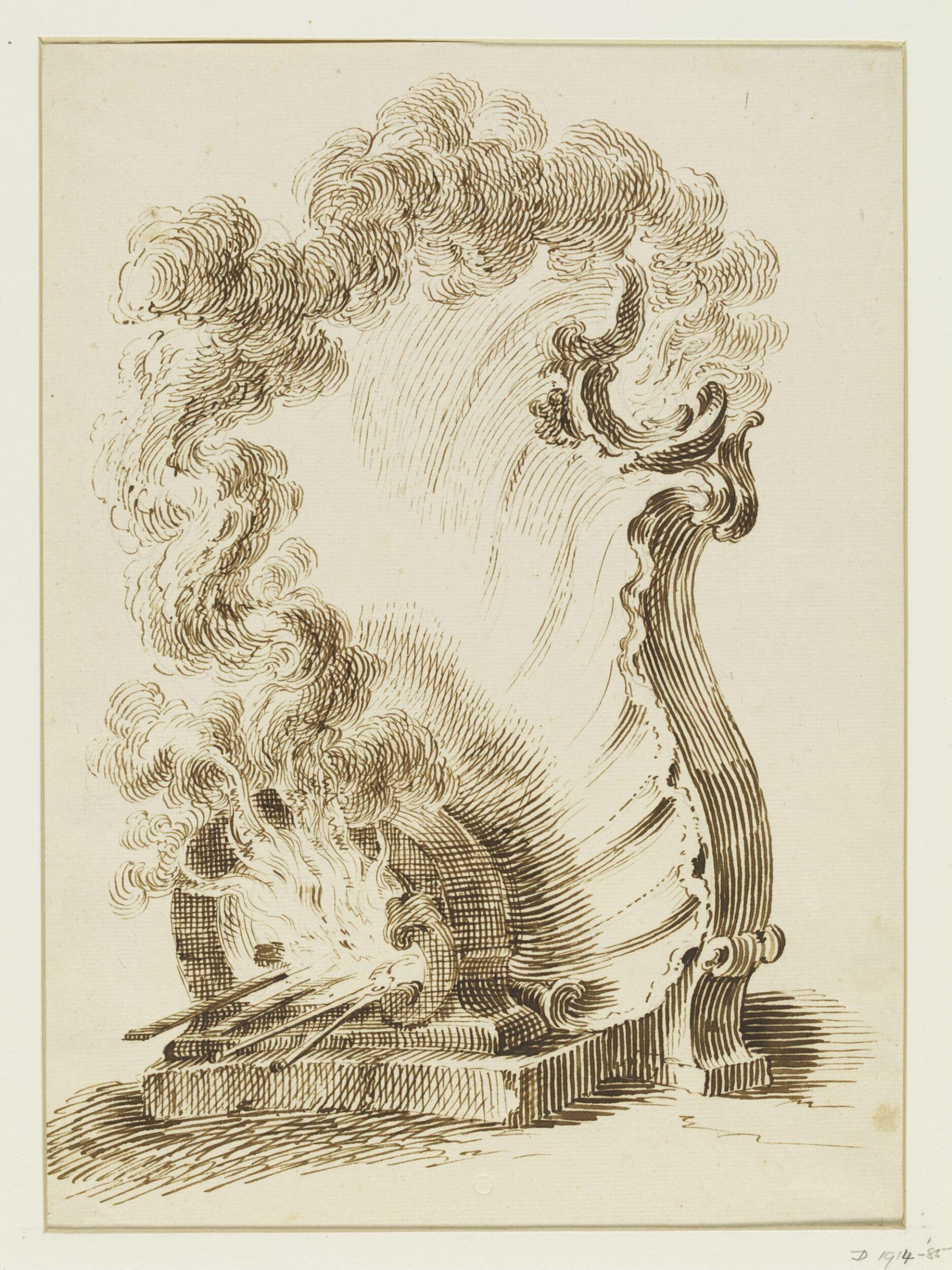 Drawing, attributed to François Boucher, 18th century