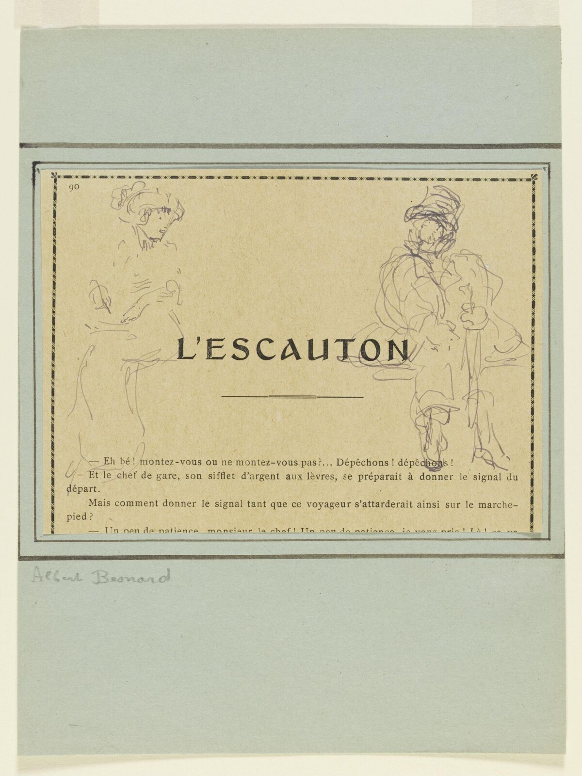 L'Escauton, Paul-Albert Besnard, 1885-1890