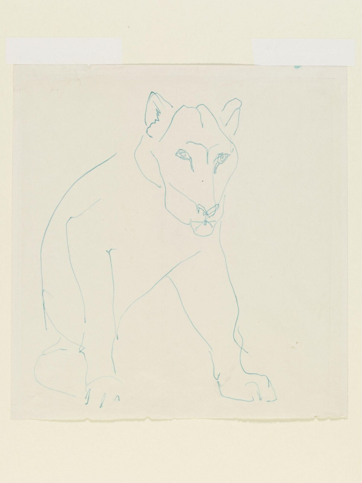 Drawing, Henri Gaudier-Brzeska, 1910-15