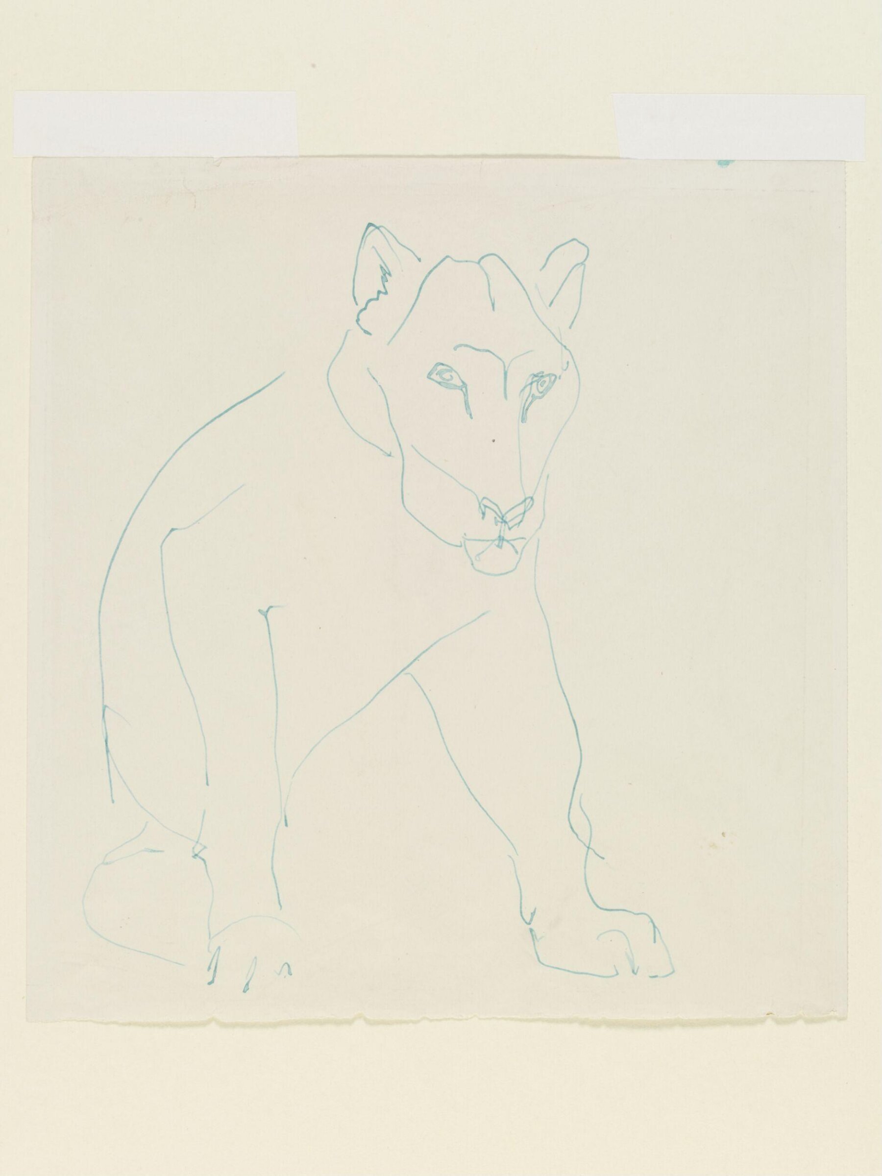 Drawing, Henri Gaudier-Brzeska, 1910-15