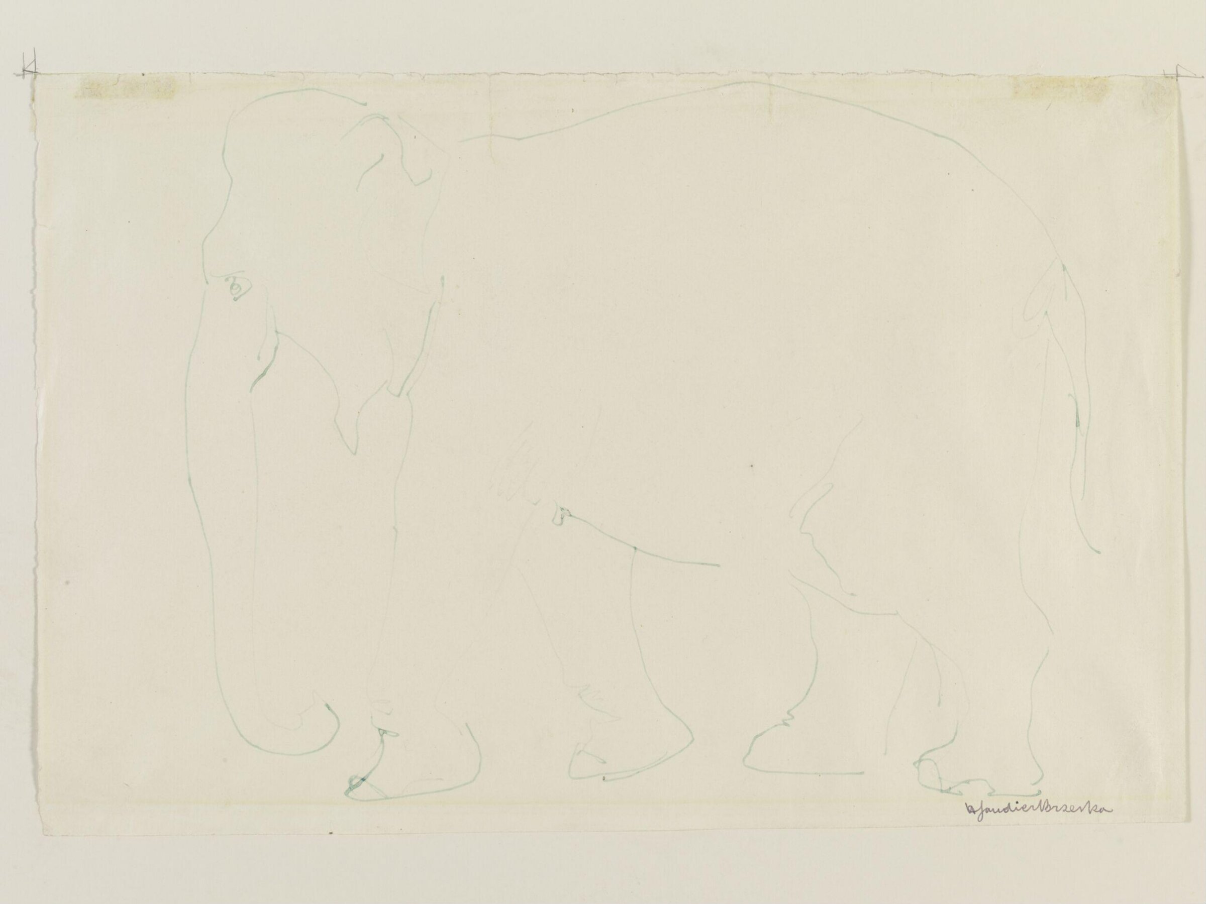 Drawing, Henri Gaudier-Brzeska, 1910-15