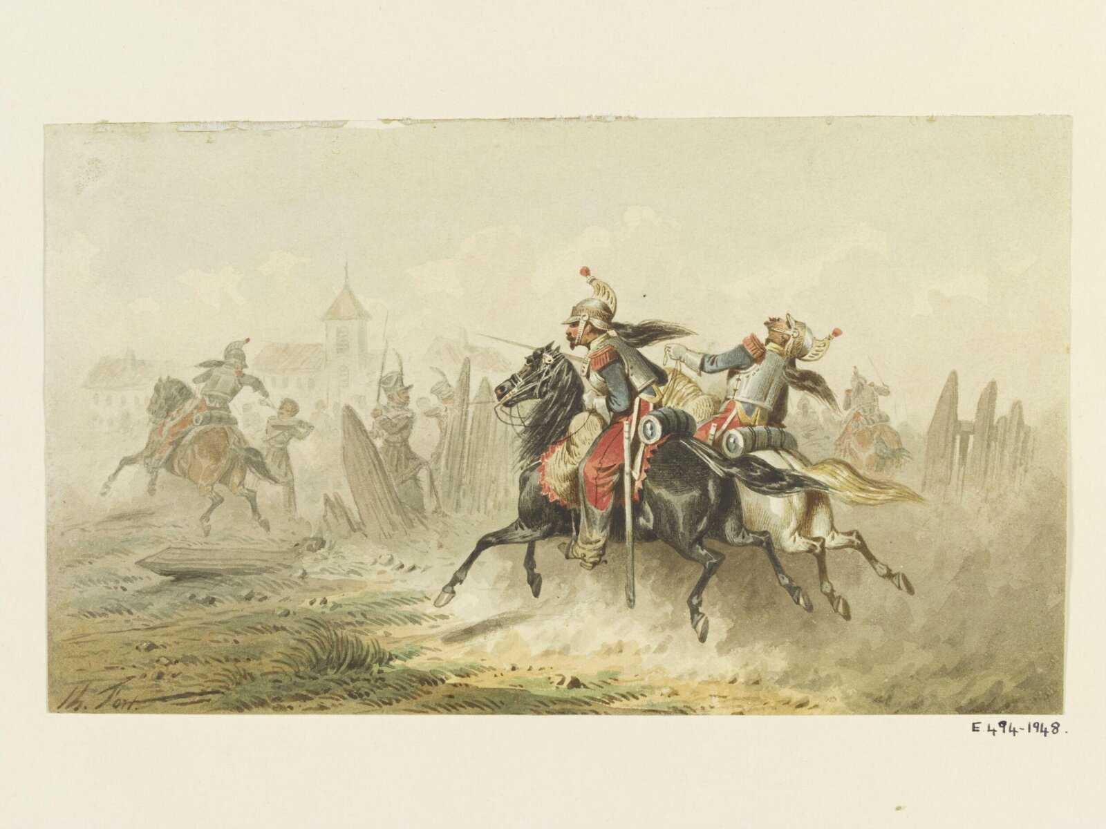 Drawing, Theodore Fort, ca. 1845