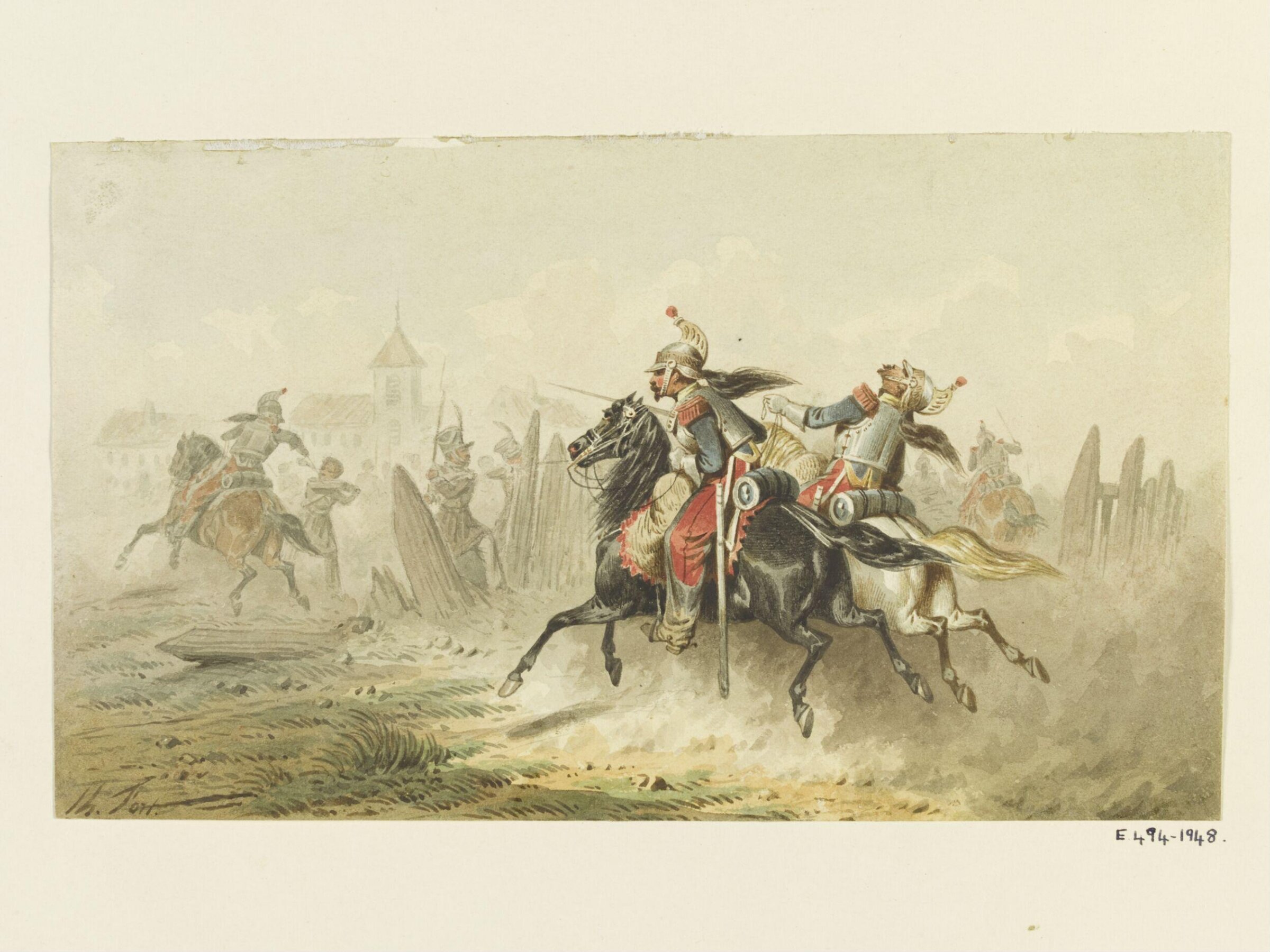 Drawing, Theodore Fort, ca. 1845