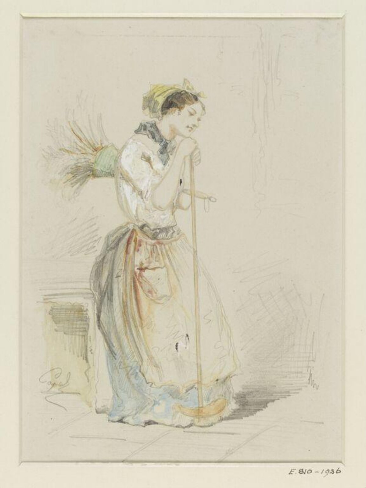 Watercolour drawing, Copel, early 1850s
