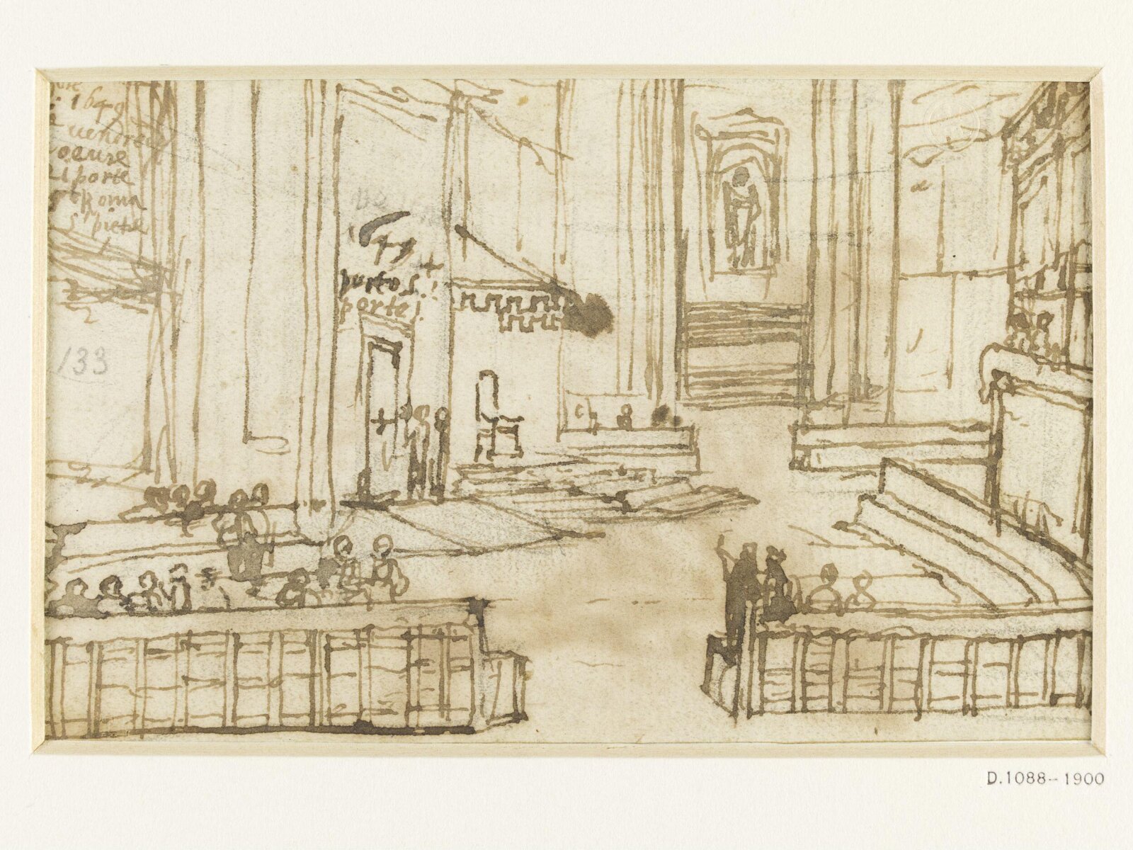 Drawing, mid 17th century