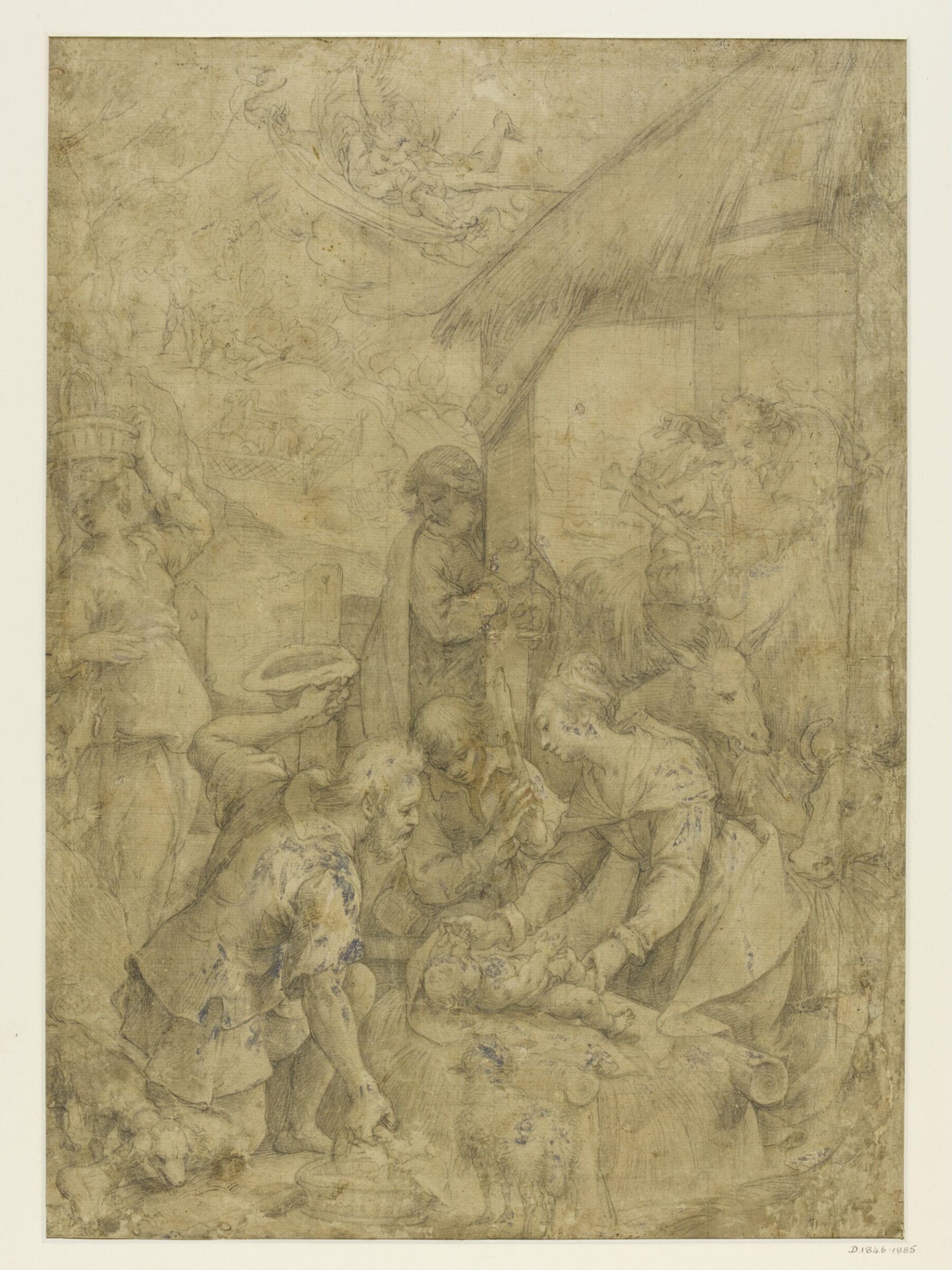 The Adoration of the Shepherds, Denys Calvaert, ca.1570 - 1580