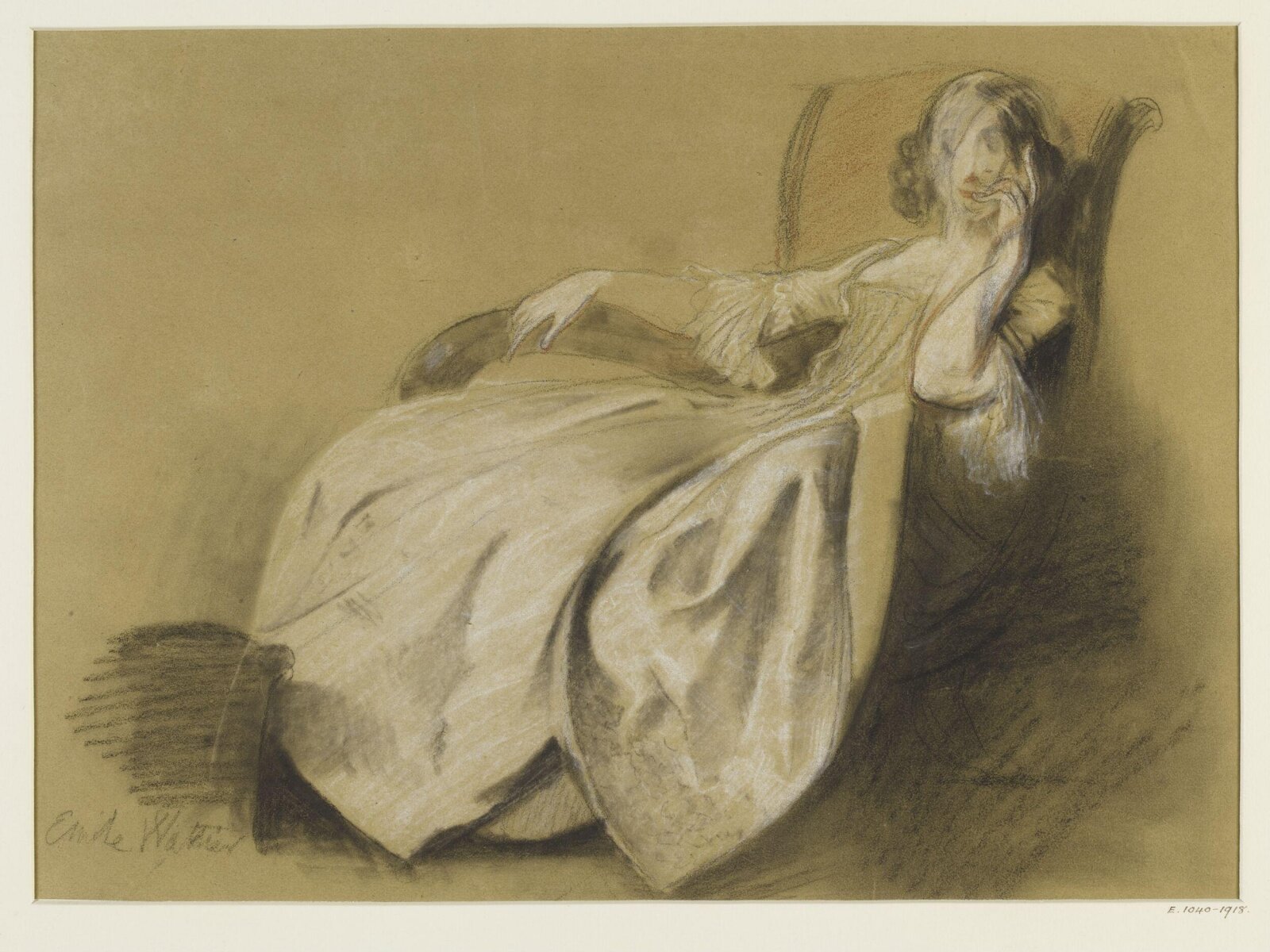 Drawing, Charles-Emile Wattier, early 19th century