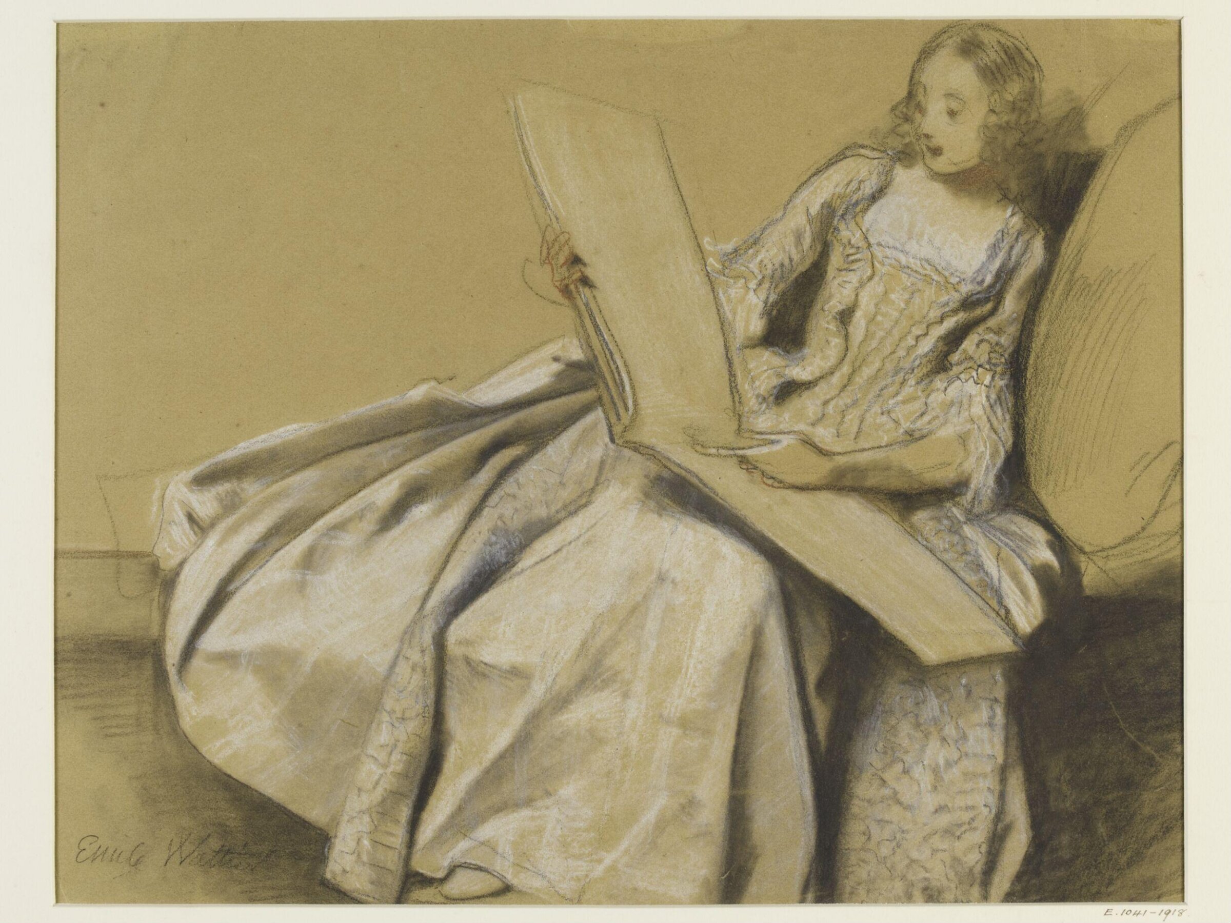 Drawing, Charles-Emile Wattier, early 19th century