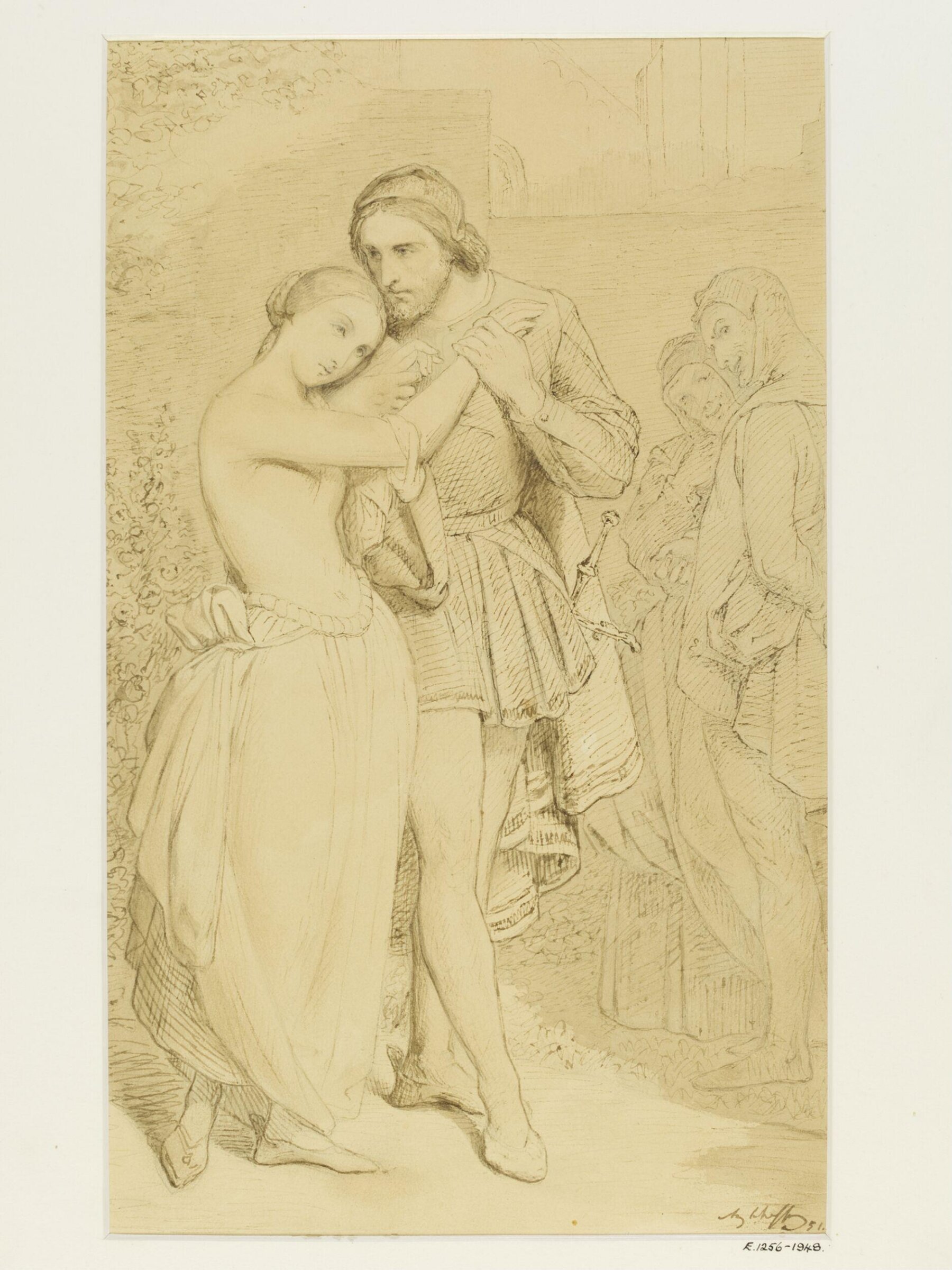 Drawing, Ary Scheffer, 1851