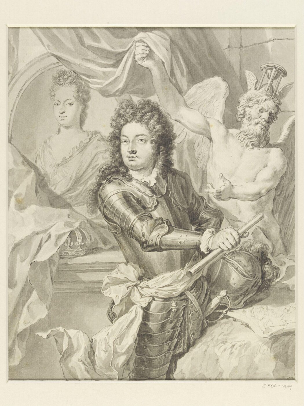 Nicolaas Verkolje, Allegorical portrait of Frederick of Hesse-Kassel