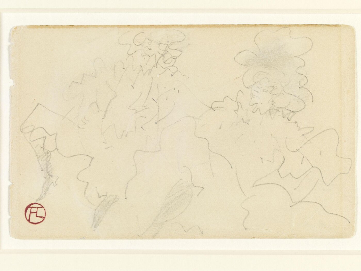 Henri de Toulouse-Lautrec, Two women dancing