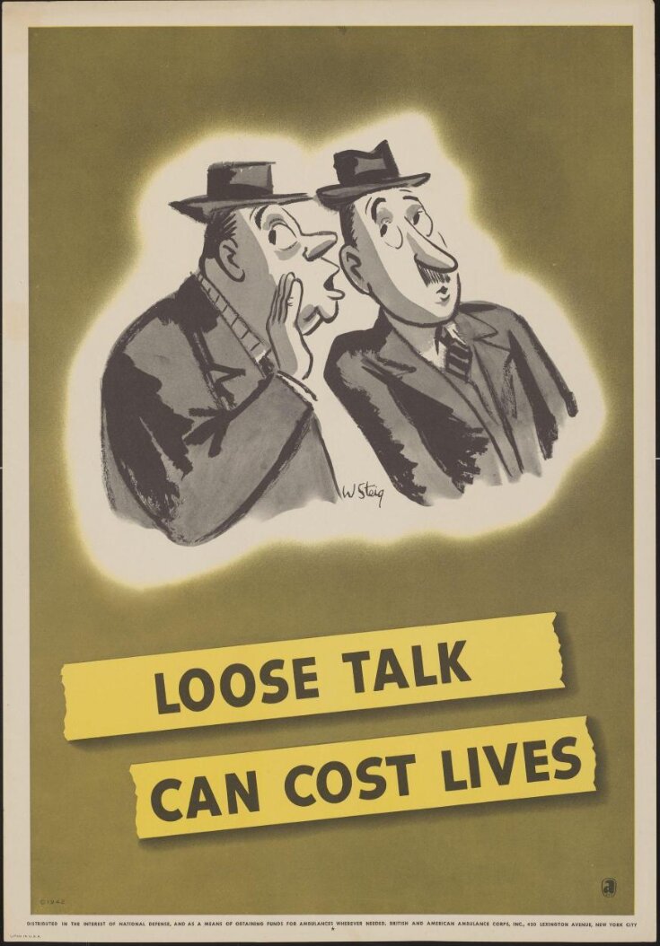 Loose talk can cost lives image