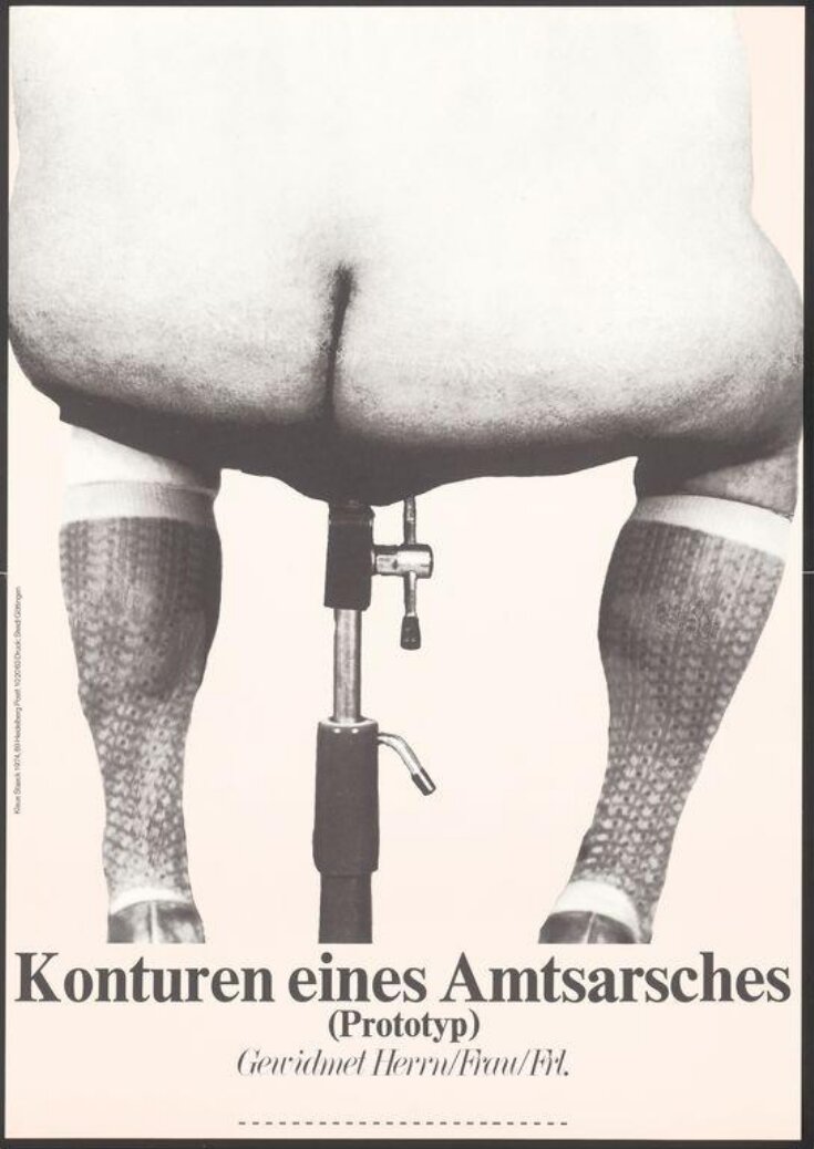 "Konturen eines Amtsarsches (Prototyp)" top image