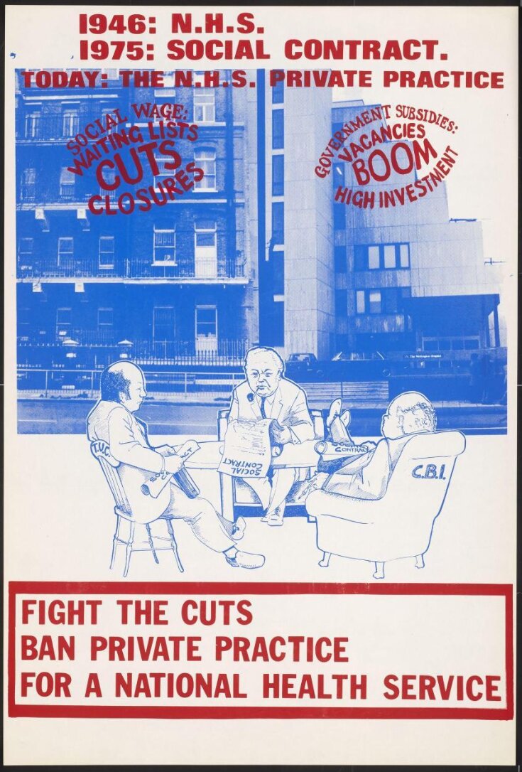 Fight the cuts. Ban Private Practice for a National Health Service image