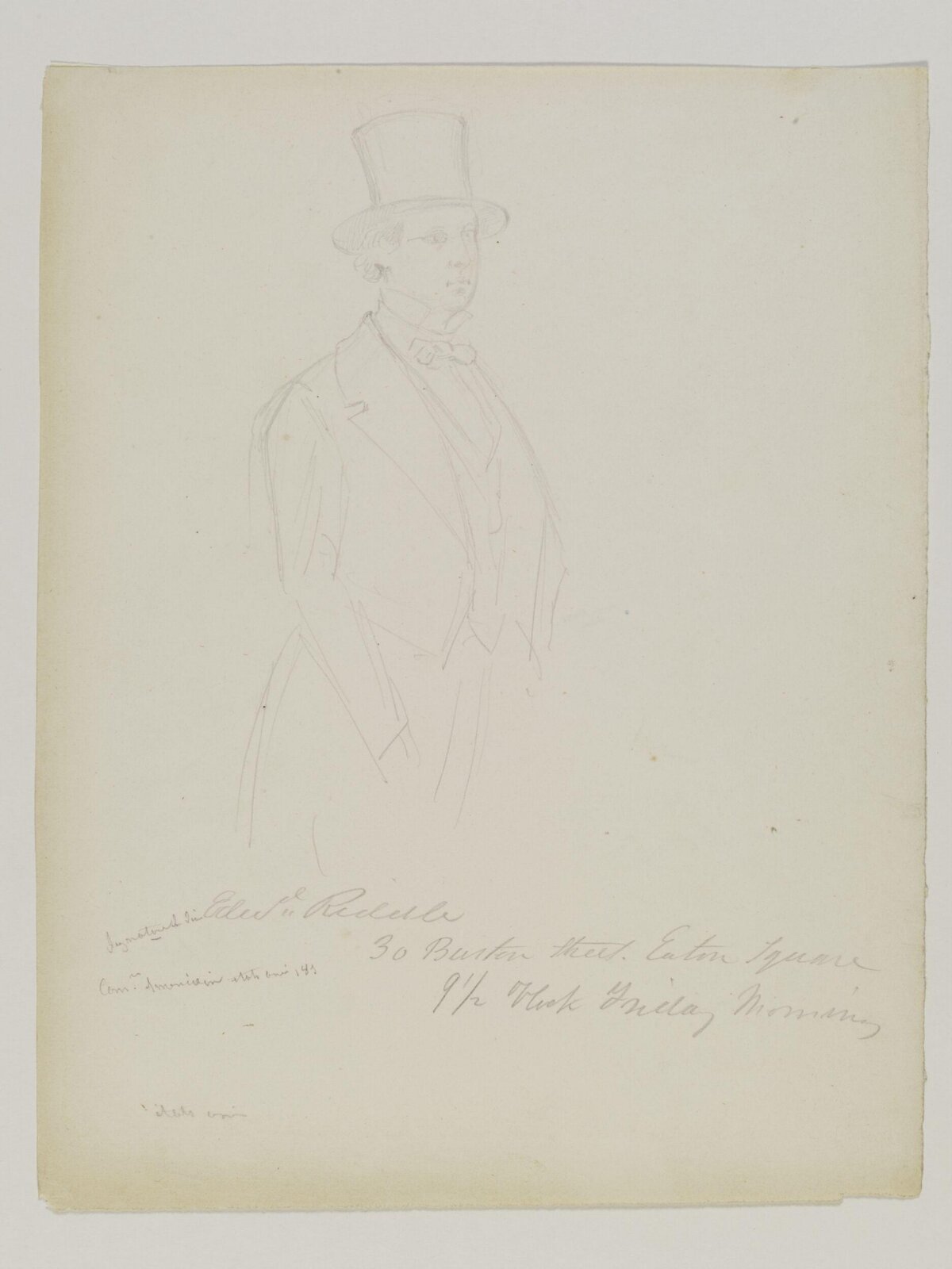 Drawing, Prosper Lafaye, 1851